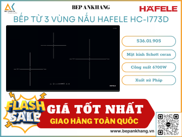 Bếp từ 3 vùng nấu HC-I773D 536.01.905